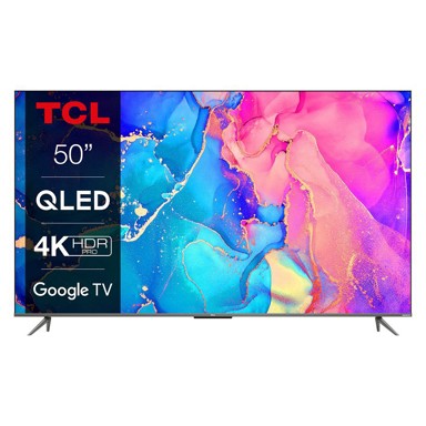 TCL TV 50C635, QLED UHD Google TV, 50"